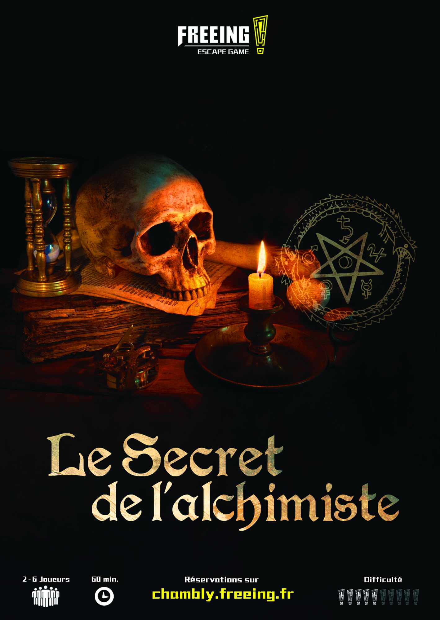 Affiche Escape Game – Le Secret de l’Alchimiste