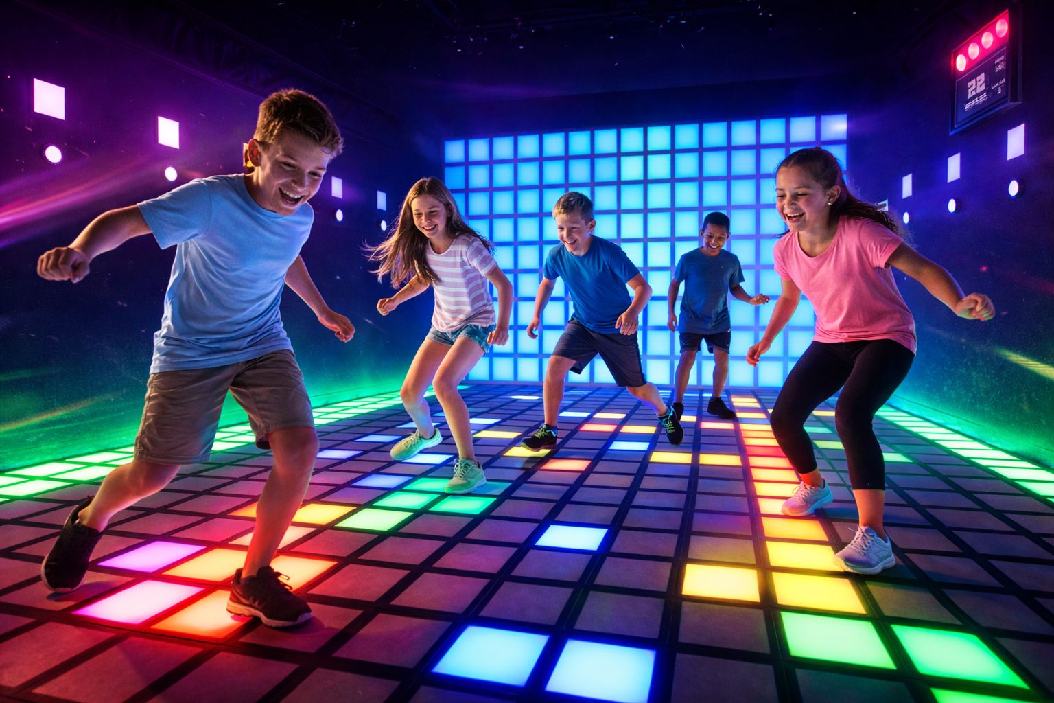 Anniversaire enfant Pixel Grid Chambly