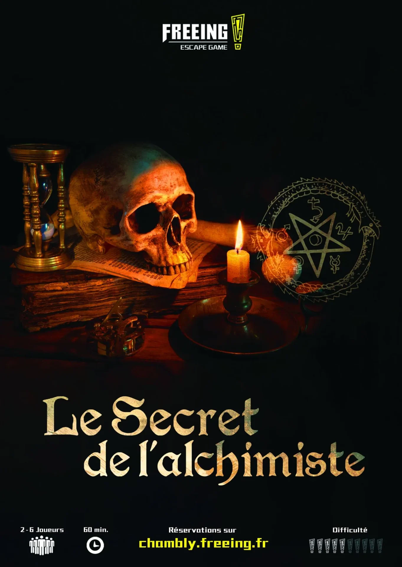 Affiche Escape Game – Le Secret de l’Alchimiste