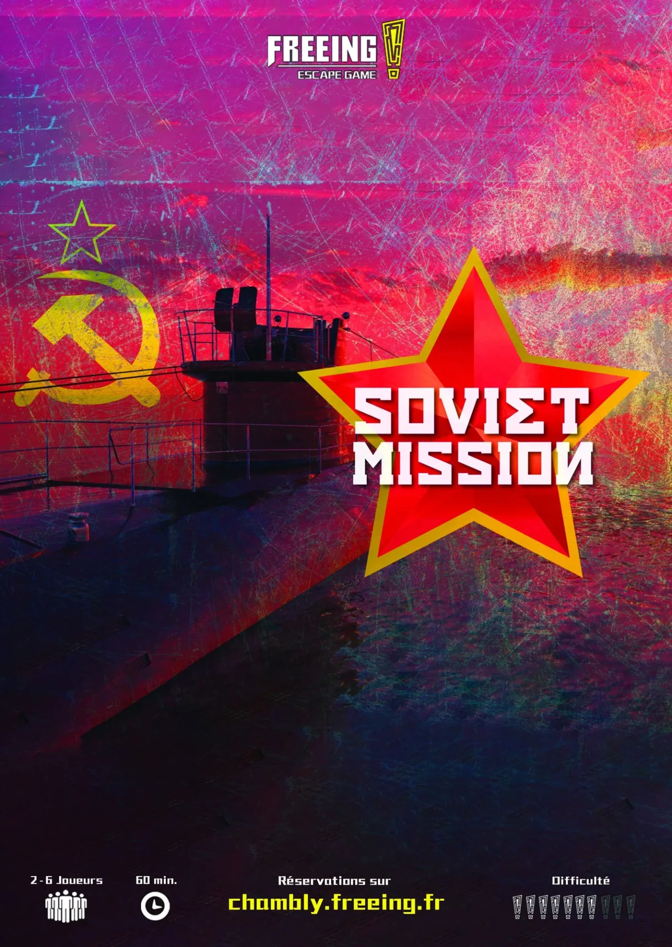 Affiche Escape Game – Soviet Mission